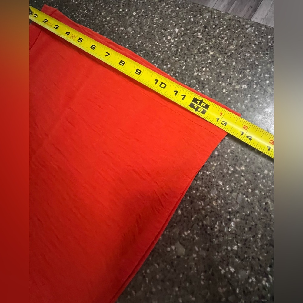 NWT Calvin Klein Sleeveless Jumpsuit Vivid Orange Wide Leg Office Formal Spring - Picture 11 of 12